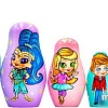 Развивающая игра Брестская Матрешка Шиммер и Шайн (Shimmer and shine) (набор 7 шт)