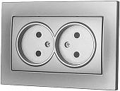 Розетка Elbi Vega 510-011030-908 (серебристый)