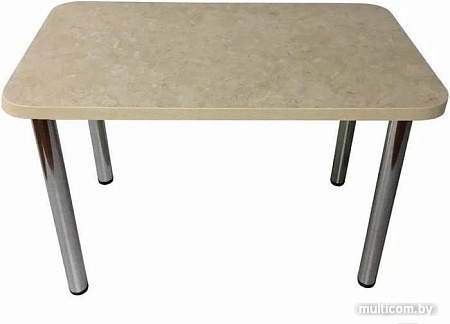 Кухонный стол Solt 100x60 (аламбра/ноги хром)