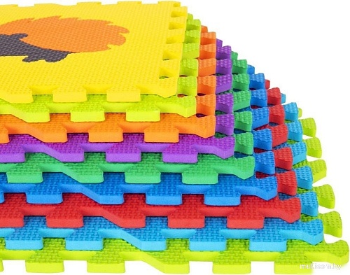 Коврик-пазл Юнландия Зверушки 664666