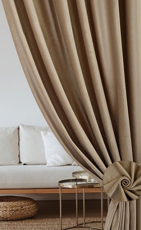 Комплект штор Soft Lines Бархат 9138-D2 1.8x2.7 м (кофейный, 2 шт)