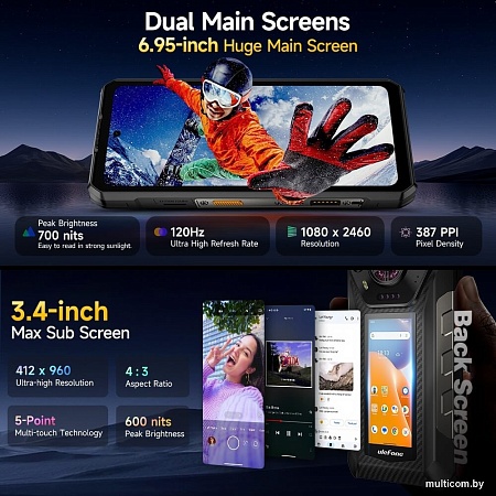 Телефон Ulefone Armor 30 Pro 16GB/512GB (черный)