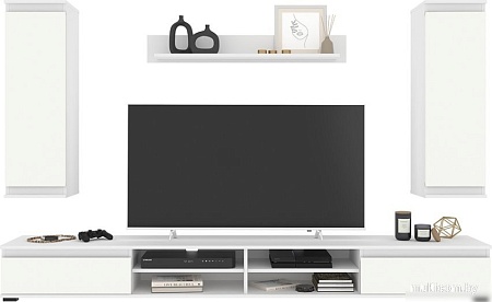 Горка Интерлиния Neo-3 (белая шагрень/белый)