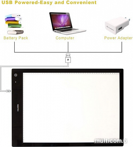 Графический планшет Huion LB3