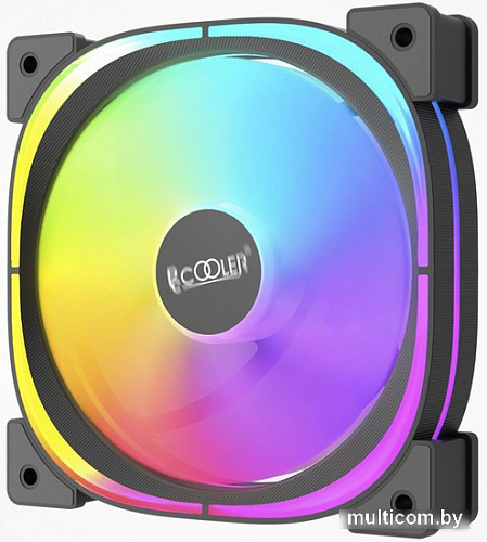 Вентилятор для корпуса PCCooler EF120 ARGB (черный)