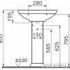 Умывальник Vitra Serenada 60.5x48 [4167B003-0001]