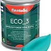 Краска Finntella Eco 3 Wash and Clean Akvamariini F-08-1-1-FL133 0.9 л (аквамар)