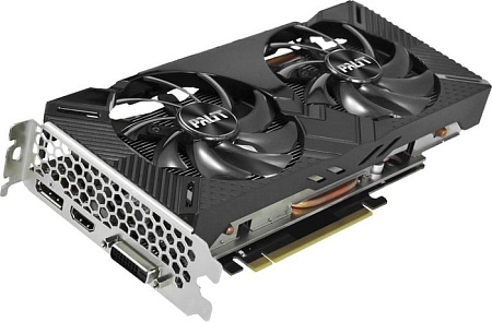 Видеокарта Palit GeForce GTX 1660 Ti Dual OC 6GB GDDR6 NE6166TS18J9-1160C
