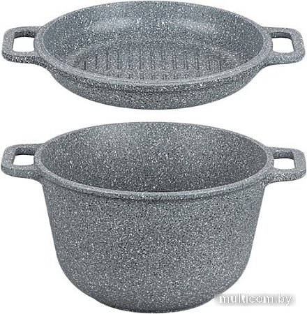 Казан Elan Gallery Гармония вкуса 120554 (серый мрамор)