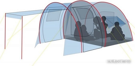 Палатка Canadian Camper TANGA 3