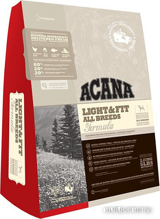 Корм для собак Acana Light & Fit 11.4 кг