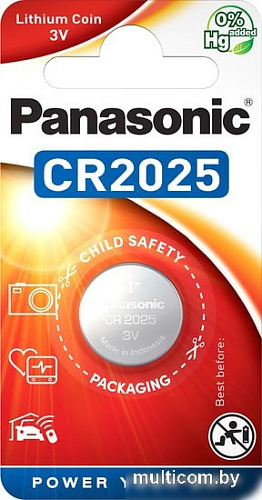 Батарейки Panasonic CR2025 CR-2025EL/1B