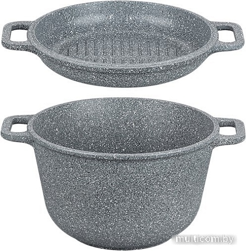 Казан Elan Gallery Гармония вкуса 120554 (серый мрамор)