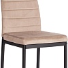 Стул TetChair Easy Chair металл/вельвет (бежевый/черный)