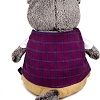 Классическая игрушка BUDI BASA Collection Басик в бордовом жилете с розочкой Ks19-178 (19 см)