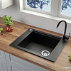 Кухонная мойка Teknoven START MAX STX-CM10-BA 62,2x50,0 (черный)