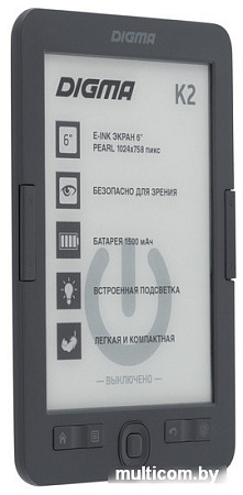 Электронная книга Digma K2
