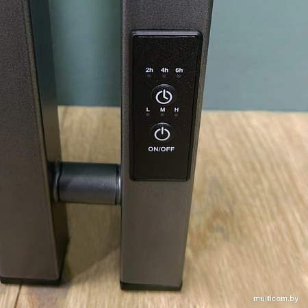 Полотенцесушитель Teymi Helmi Inaro 110x15 (3 секции, с таймером, графит матовый)