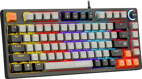 Клавиатура Defender Wildfire GK-213 (серый/черный)