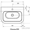 Умывальник Ravak Chrome 650 65x47 [XJG01165000]