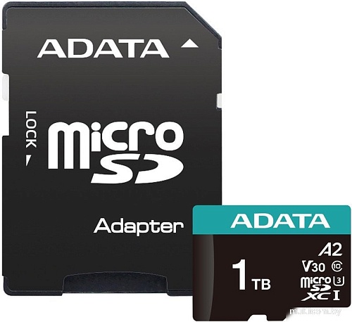 Карта памяти ADATA Premier Pro AUSDX1TUI3V30SA2-RA1 microSDXC 1TB (с адаптером)