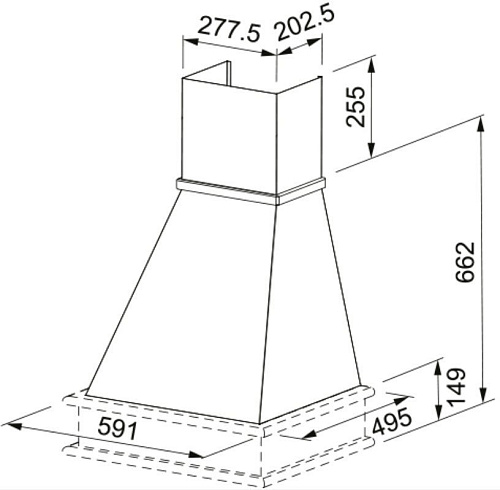Кухонная вытяжка Franke FCL 60 NF EGC 321.0592.487