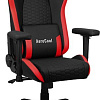 Кресло AeroCool Crown Leatherette (черный/красный)