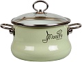 Кастрюля СтальЭмаль Maestro 8ST205S (салатовый)