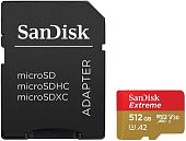 Карта памяти SanDisk Extreme SDSQXA1-512G-GN6MA 512GB (с адаптером)