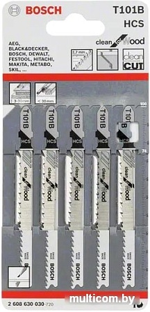 Набор оснастки Bosch 2608630030 (5 предметов)
