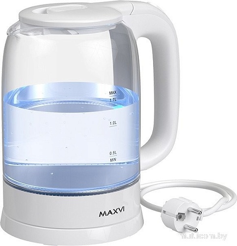 Электрический чайник Maxvi KE1741G (белый)