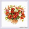 Набор для вышивания Риолис Акварельные георгины № 1820