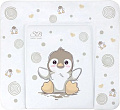 Пеленальный матрас Sweet Baby Pinguino New Crema 80x71 (пингвин бежевый)