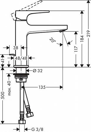 Смеситель Hansgrohe Metropol 32506000