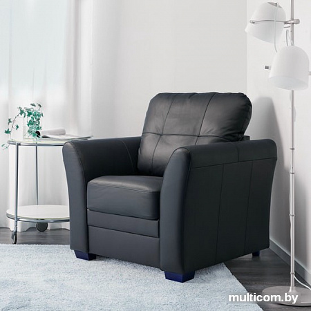 Интерьерное кресло Ikea Гессберг (глосе/бумстад темно-коричневый) 303.777.46