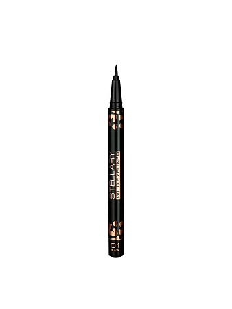 Декоративная косметика для глаз Stellary Wild eyeliner тон 01 черный (0.8мл)