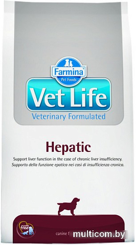 Корм для собак Farmina Vet Life Hepatic Dog 2 кг