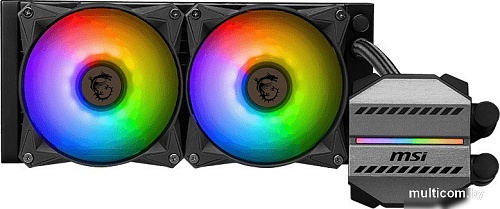 Жидкостное охлаждение для процессора MSI MAG CoreLiquid M240 (черный)