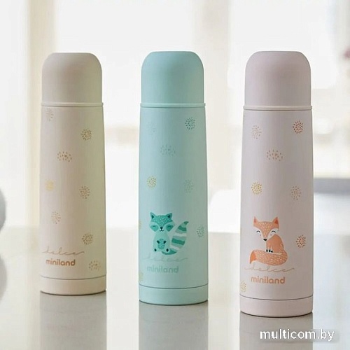 Термос Miniland Thermy Dolce 500мл (бирюзовый/енот)