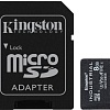 Карта памяти Kingston Industrial microSDHC SDCIT2/8GB 8GB (с адаптером)