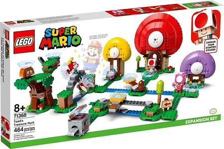 Конструктор LEGO Super Mario 71368 Погоня за сокровищами Тоада. Доп. набор