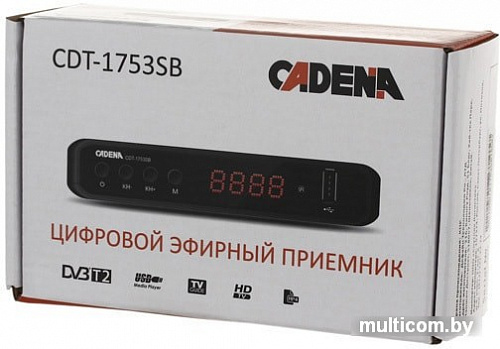 Приемник цифрового ТВ Cadena CDT-1753SB