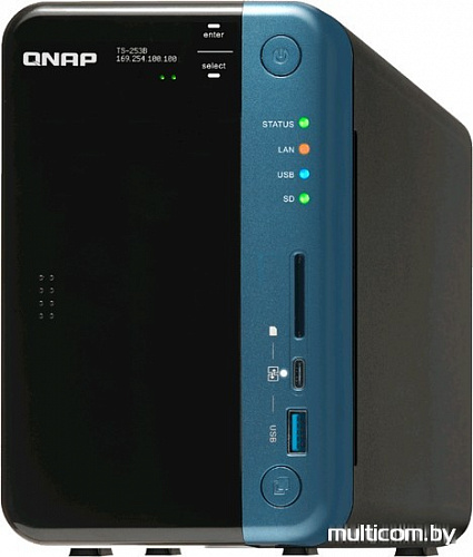 Сетевой накопитель QNAP TS-253B-4G