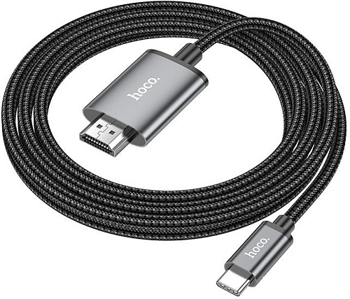 Hoco UA27 USB Type-C - HDMI (2 м, черный)