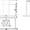 Кухонная вытяжка Faber T-Light Isola EV8P WH Matt A100