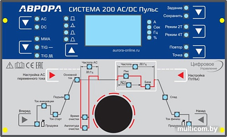 Сварочный инвертор Аврора Система 200 AC/DC Пульс