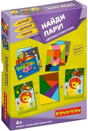 Развивающая игра Bondibon Найди пару ВВ4565