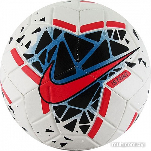 Мяч Nike Strike SC3639-106 (5 размер, белый/красный/черный)