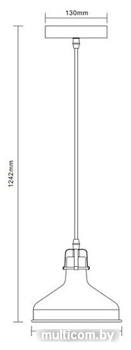 Подвесная люстра Camelion PL-425S C71/13025 (White/Chrome)