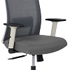 Офисное кресло AksHome Arcus (сетка/ткань, серый/белый полиамид)